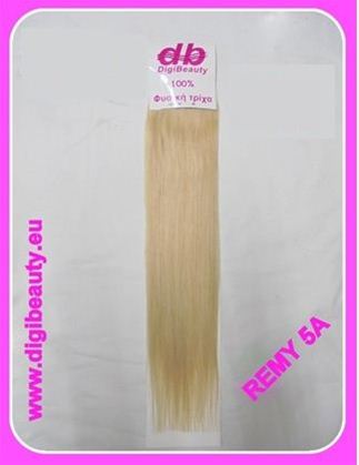 Естествена коса на треса пакет  Remy 5A с 55cm дължина и  160cm широчина на 100 грама.