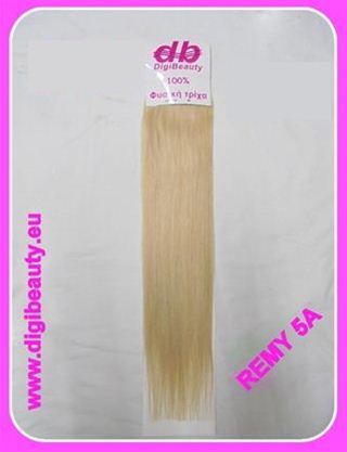 Естествена коса на треса пакет  Remy 5A с 45cm дължина и  90cm широчина на 50 грама