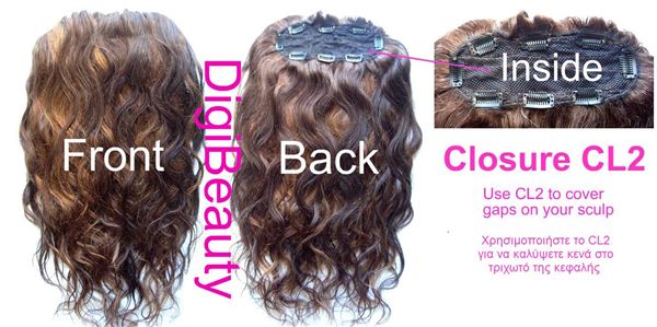 Closure CL2-body wave with clips